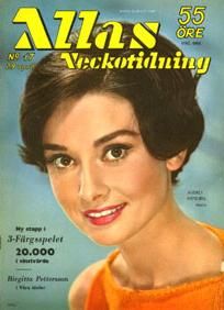 ALLAS VECKOTIDNING magazine side cover Issue 47  1960