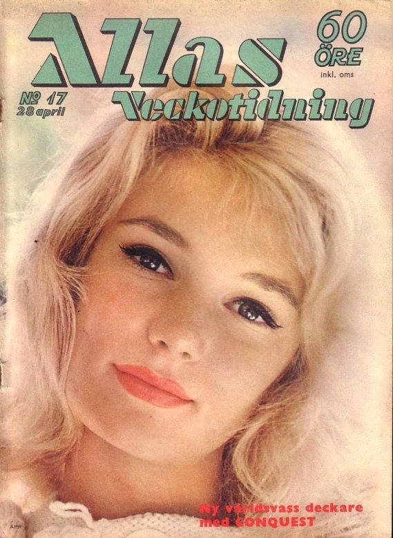ALLAS VECKOTIDNING magazine side cover Issue 17 28 April 1961