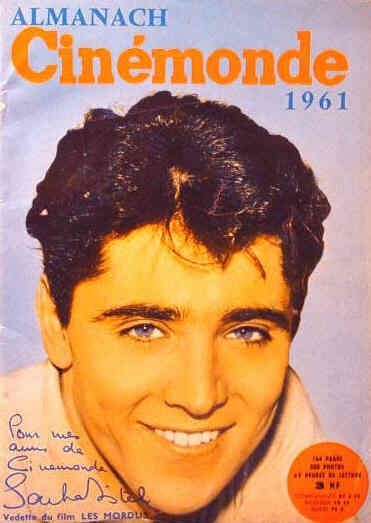ALMANACH CINEMONDE magazine side cover  1961