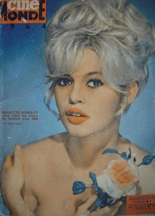 ALMANACH CINEMONDE magazine side cover  1964