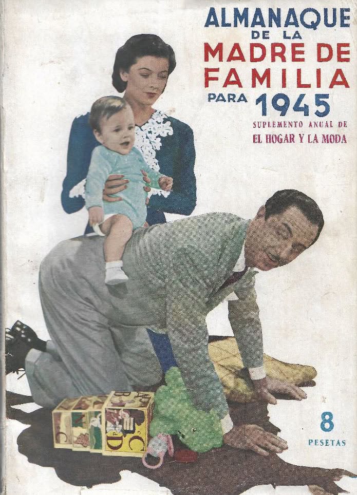 ALMANAQUE DE LA MADRE DE FAMILIA magazine side cover   1945