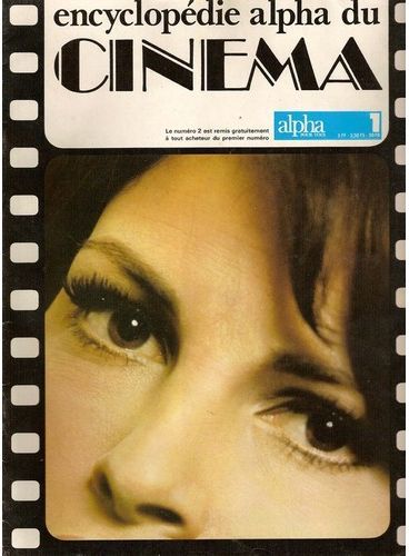 ENCYCLOPEDIE ALPHA DU CINEMA magazine side cover Issue 1  1976