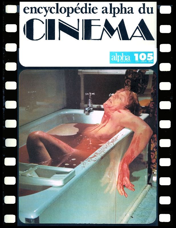ENCYCLOPEDIE ALPHA DU CINEMA magazine side cover Issue 105  1978
