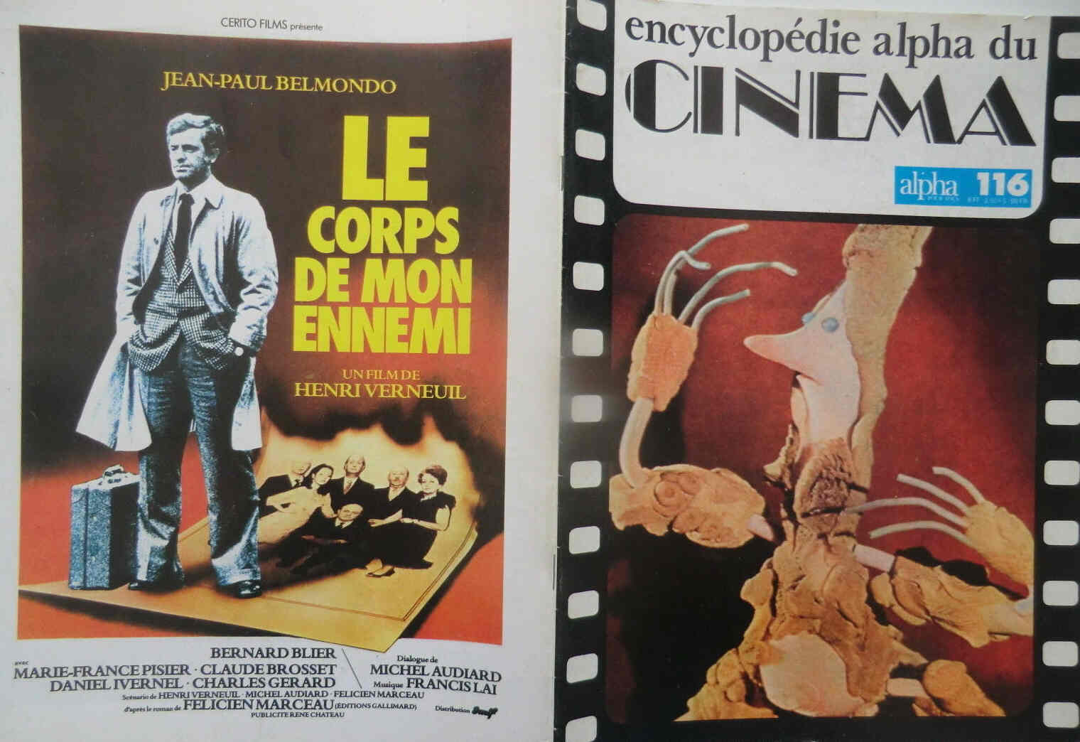 ENCYCLOPEDIE ALPHA DU CINEMA magazine side cover Issue 116  1978
