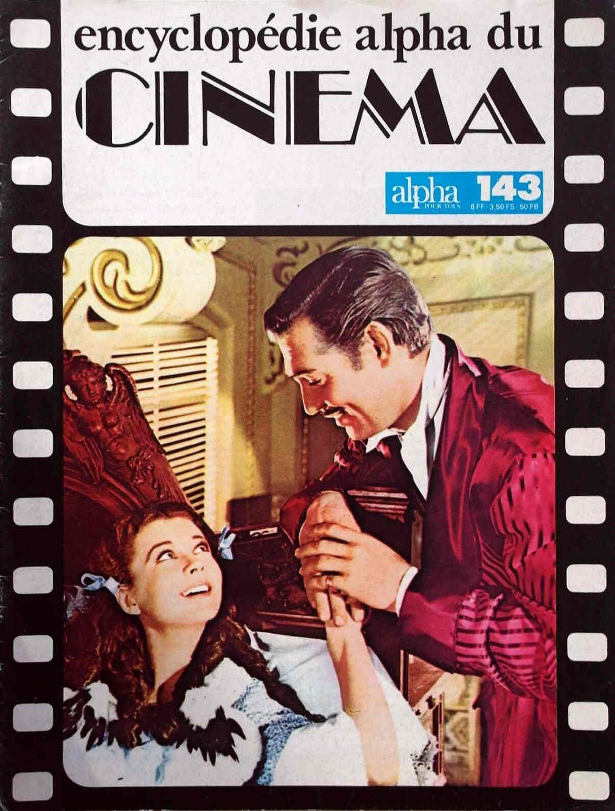 ENCYCLOPEDIE ALPHA DU CINEMA magazine side cover Issue 143  1978
