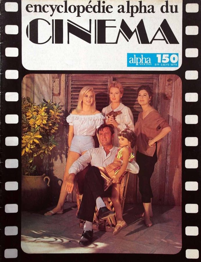 ENCYCLOPEDIE ALPHA DU CINEMA magazine side cover Issue 150  1978
