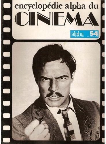 ENCYCLOPEDIE ALPHA DU CINEMA magazine side cover Issue 54  1977