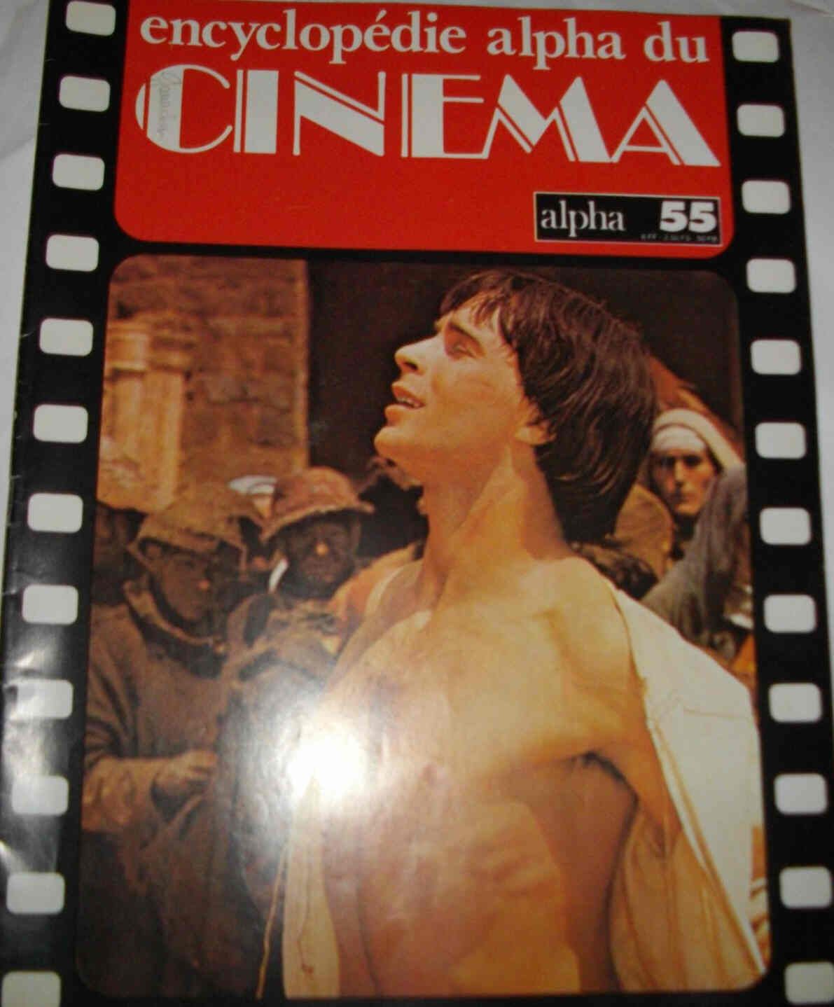 ENCYCLOPEDIE ALPHA DU CINEMA magazine side cover Issue 55  1977