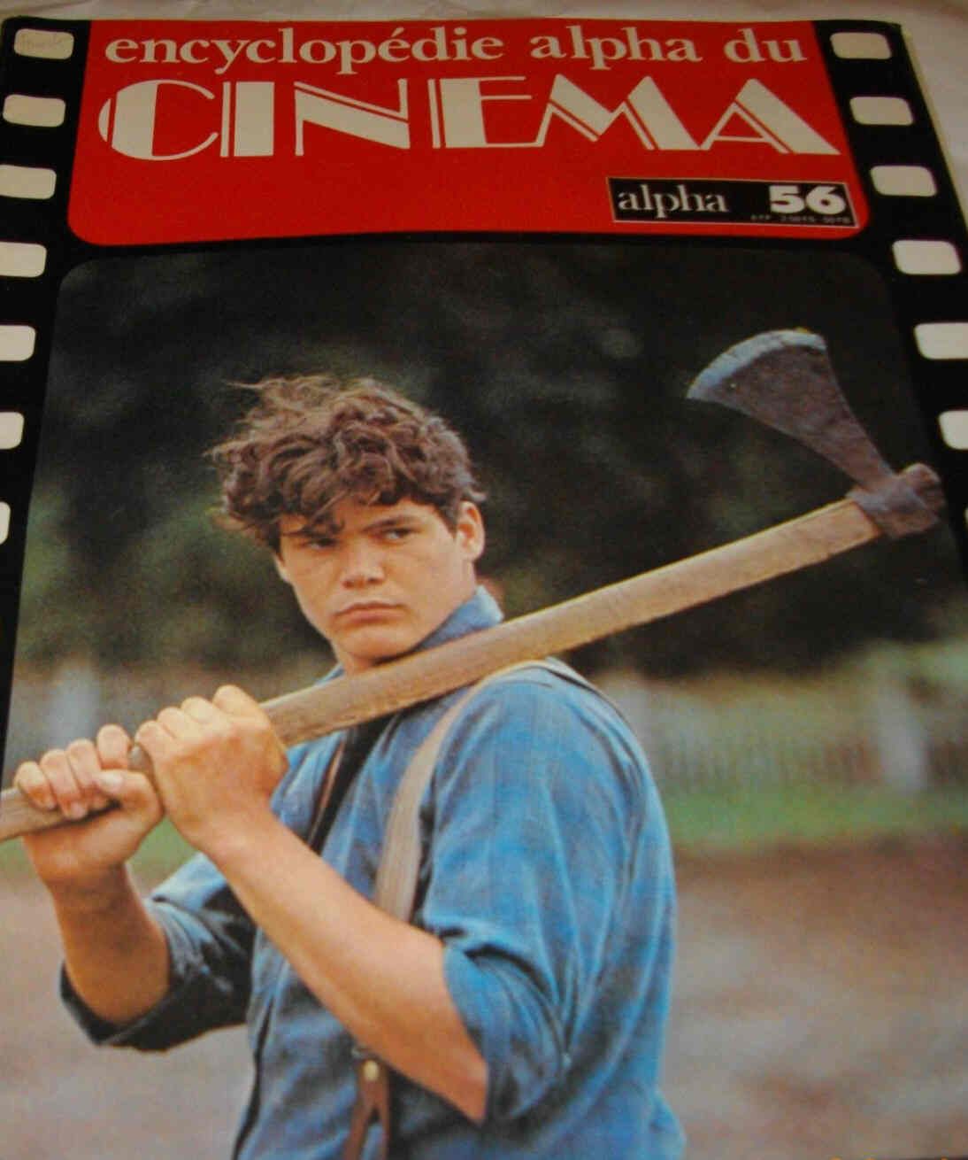 ENCYCLOPEDIE ALPHA DU CINEMA magazine side cover Issue 56  1977