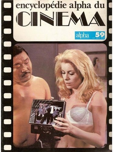 ENCYCLOPEDIE ALPHA DU CINEMA magazine side cover Issue 59  1977