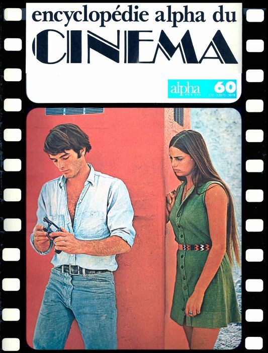 ENCYCLOPEDIE ALPHA DU CINEMA magazine side cover Issue 60 16 March 1977