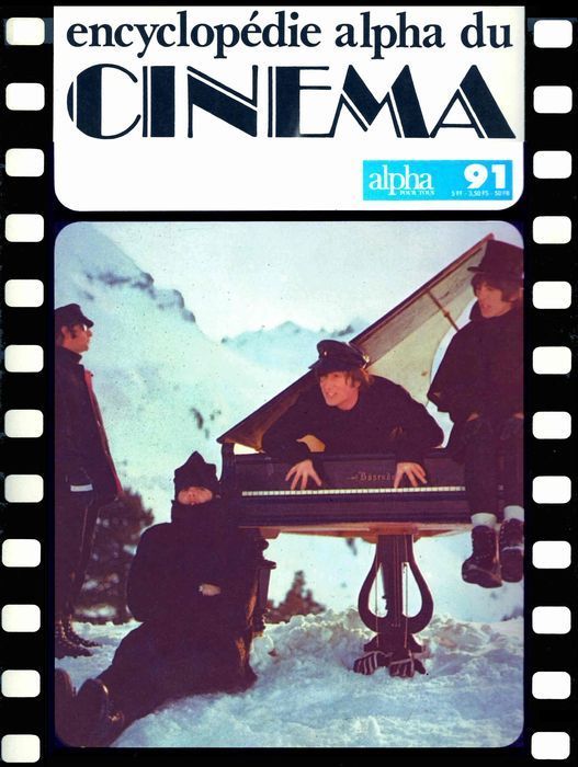 ENCYCLOPEDIE ALPHA DU CINEMA magazine side cover Issue 91 2 November 1977