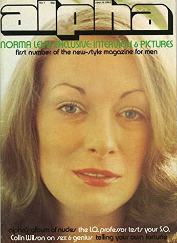 ALPHA magazine side cover Issue 1   1973