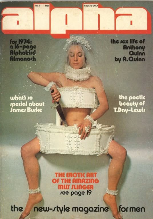 ALPHA magazine side cover Issue 2   1973