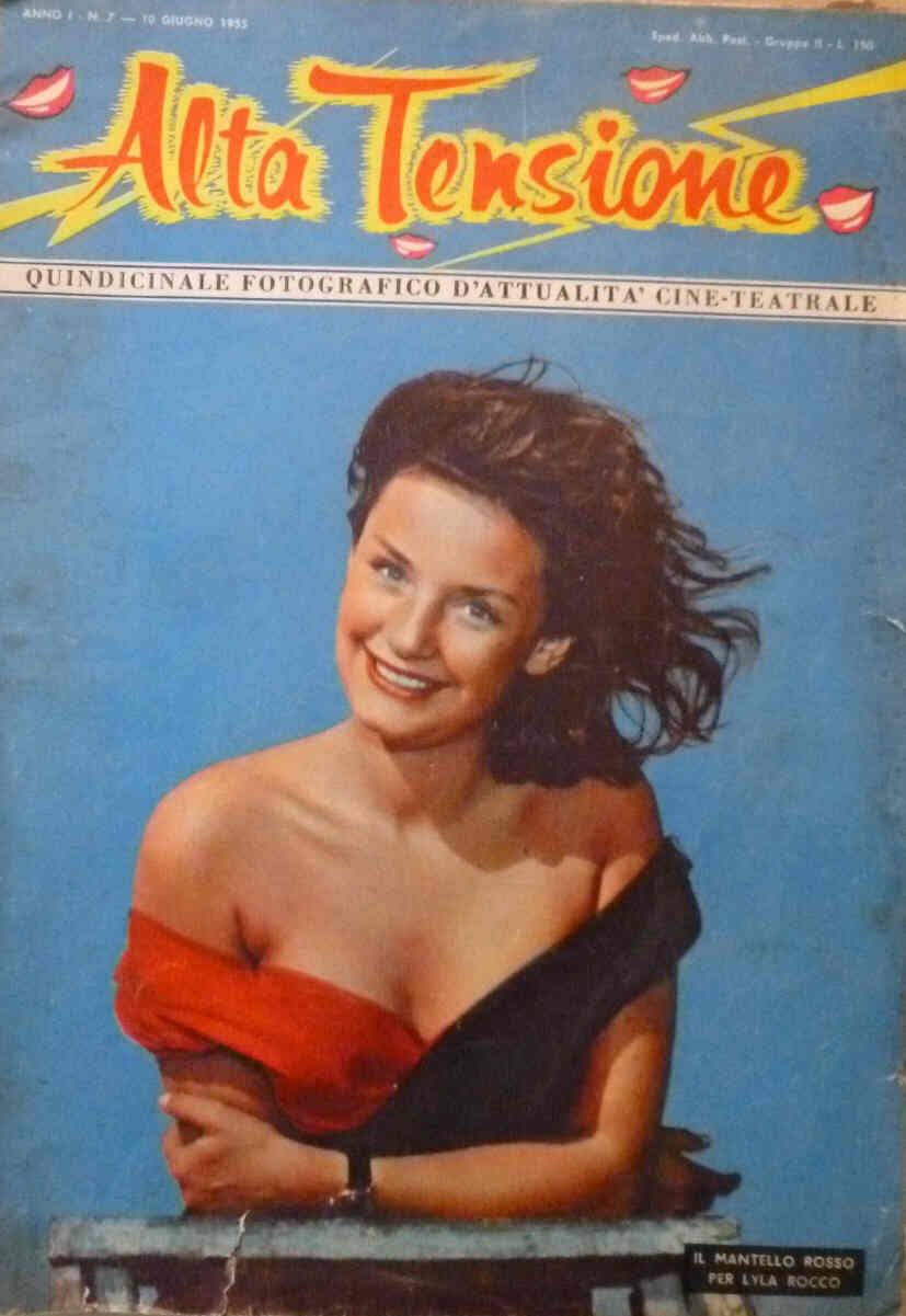 ALTA TENSIONE magazine side cover Issue 7 10 June 1955