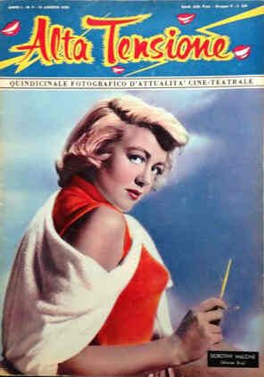 ALTA TENSIONE magazine side cover Issue 9 10 August 1955