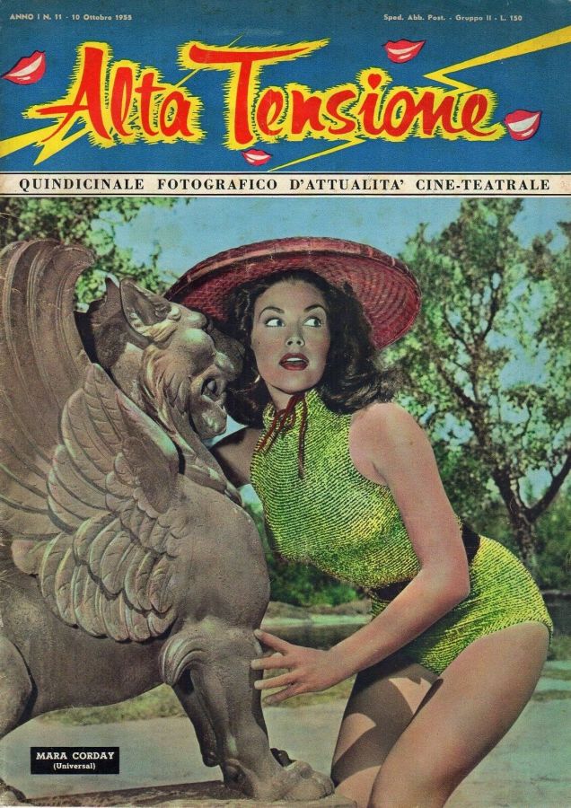 ALTA TENSIONE magazine side cover Issue 11 October 1955