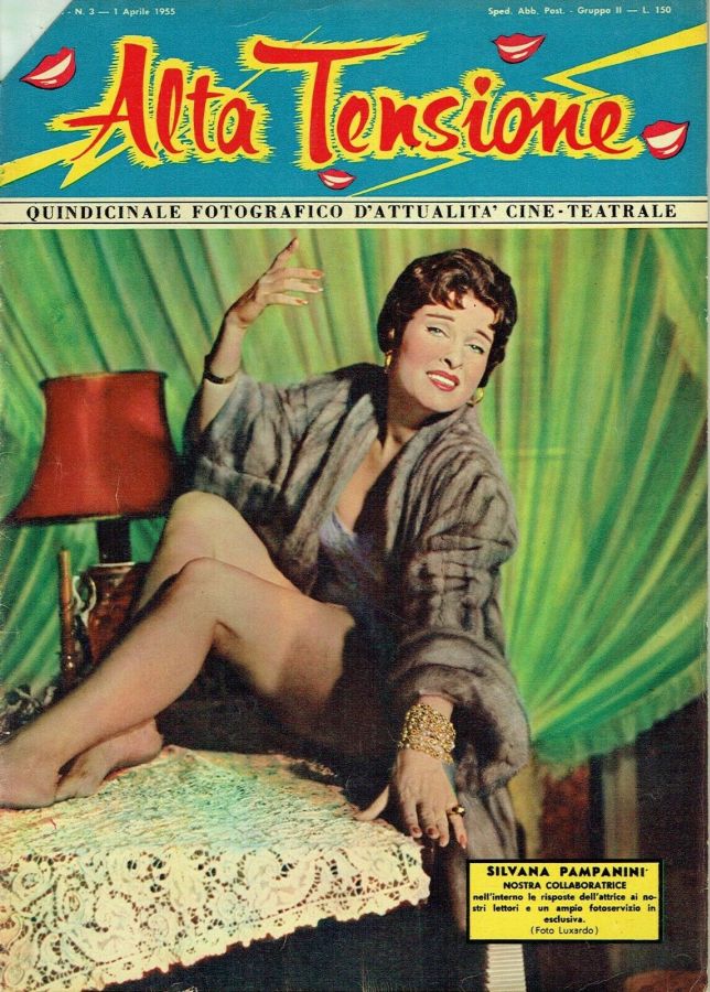 ALTA TENSIONE magazine side cover Issue 3 April 1955