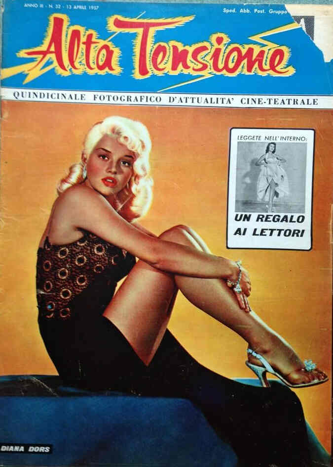 ALTA TENSIONE magazine side cover Issue 32 13 April 1957