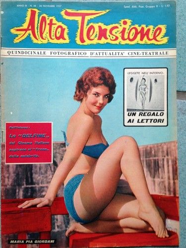 ALTA TENSIONE magazine side cover Issue 48 November 1957
