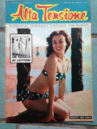 ALTA TENSIONE magazine side cover Issue 49 10 December 1957