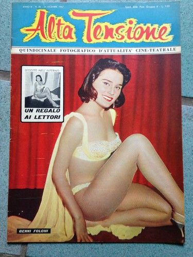 ALTA TENSIONE magazine side cover Issue 50 December 1957