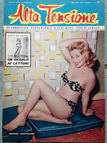 ALTA TENSIONE magazine side cover Issue 58 April 1958