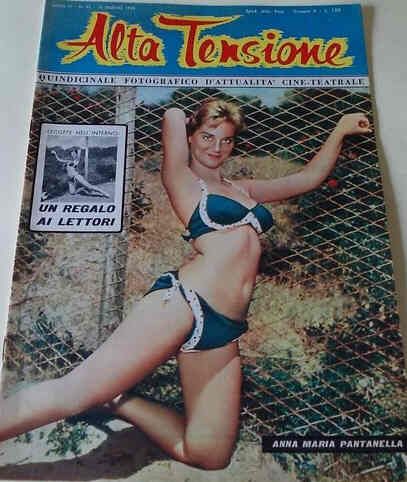ALTA TENSIONE magazine side cover Issue 62 10 June 1958