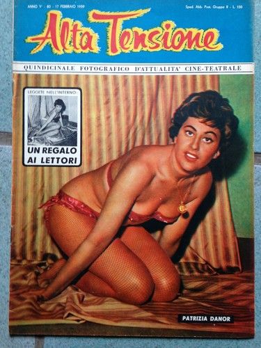 ALTA TENSIONE magazine side cover Issue 80 February 1959