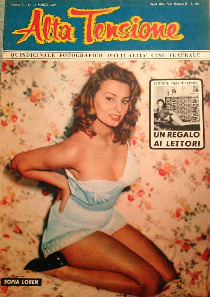 ALTA TENSIONE magazine side cover Issue 81 3 March 1959