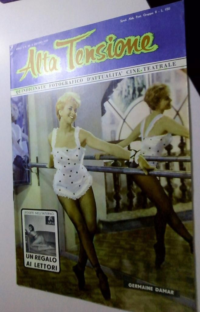 ALTA TENSIONE magazine side cover Issue 88 8 June 1959