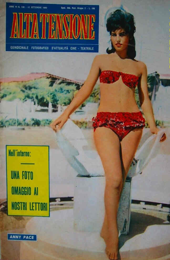 ALTA TENSIONE magazine side cover Issue 126 12 September 1960