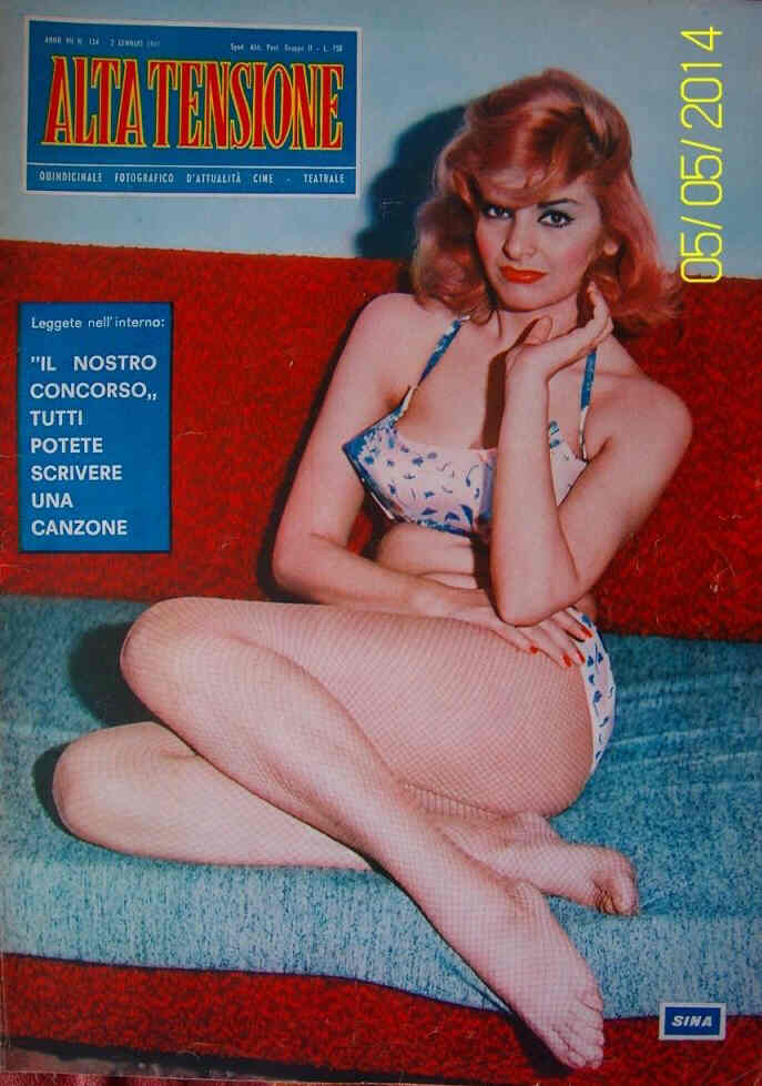 ALTA TENSIONE magazine side cover Issue 134 2 January 1961