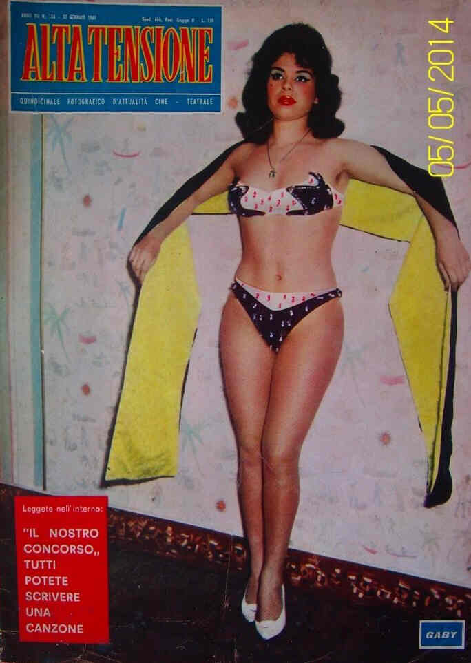 ALTA TENSIONE magazine side cover Issue 136 30 January 1961