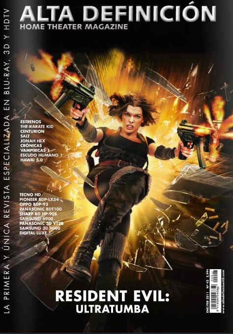 ALTA DEFINICION magazine side cover Issue 42 January/February 2011