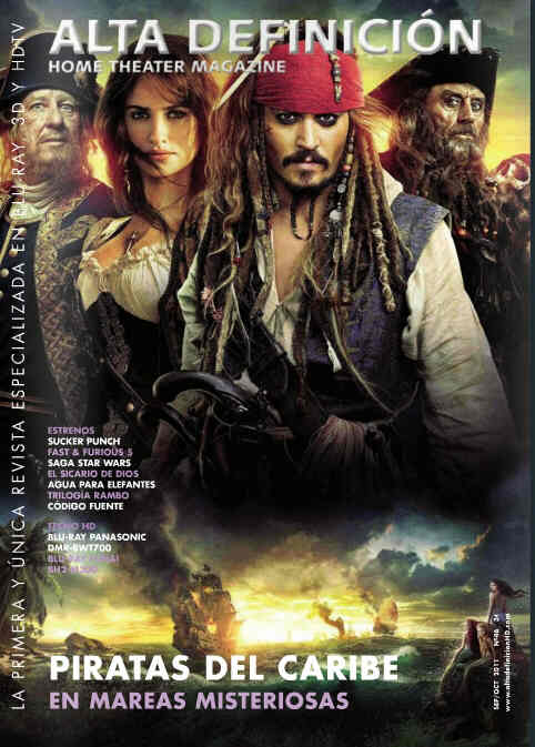 ALTA DEFINICION magazine side cover Issue 46 September/October 2011