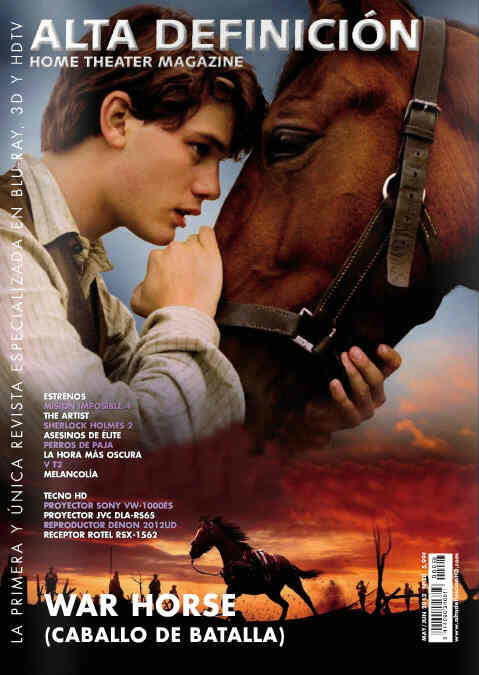 ALTA DEFINICION magazine side cover Issue 50 May/June 2012