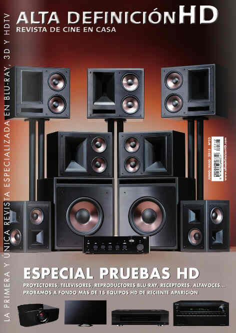 ALTA DEFINICION magazine side cover Issue 52 June/July 2013