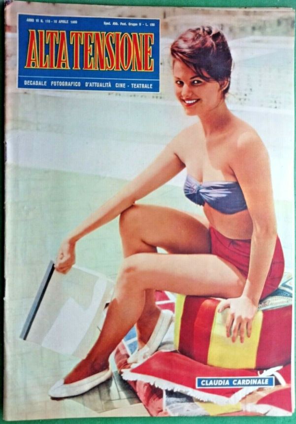 ALTA TENSIONE magazine side cover Issue 115 10 April 1960