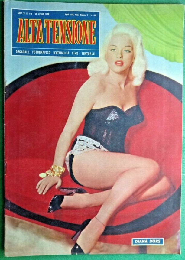 ALTA TENSIONE magazine side cover Issue 116 20 April 1960