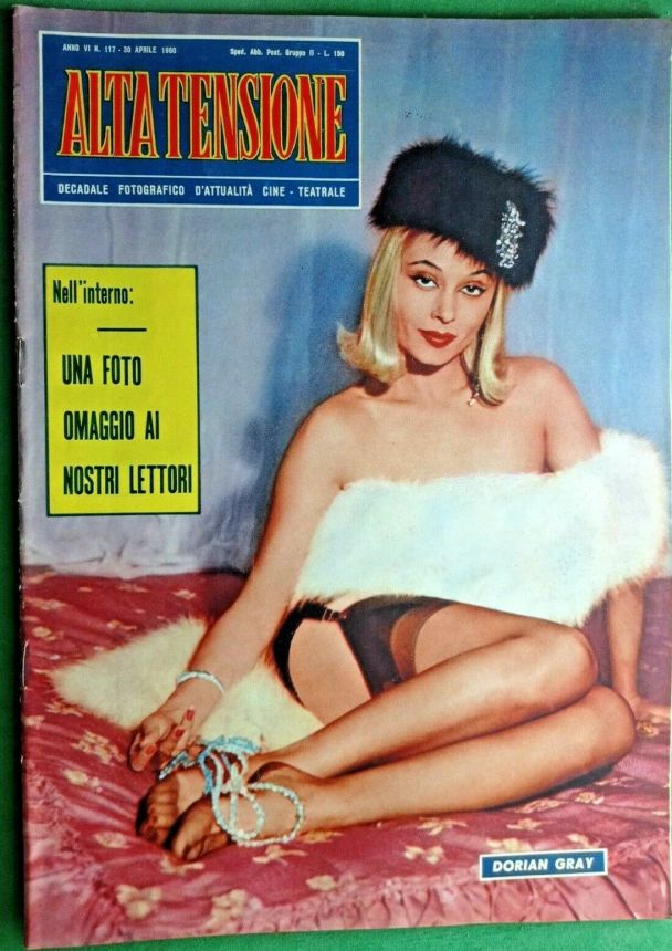 ALTA TENSIONE magazine side cover Issue 117 30 April 1960