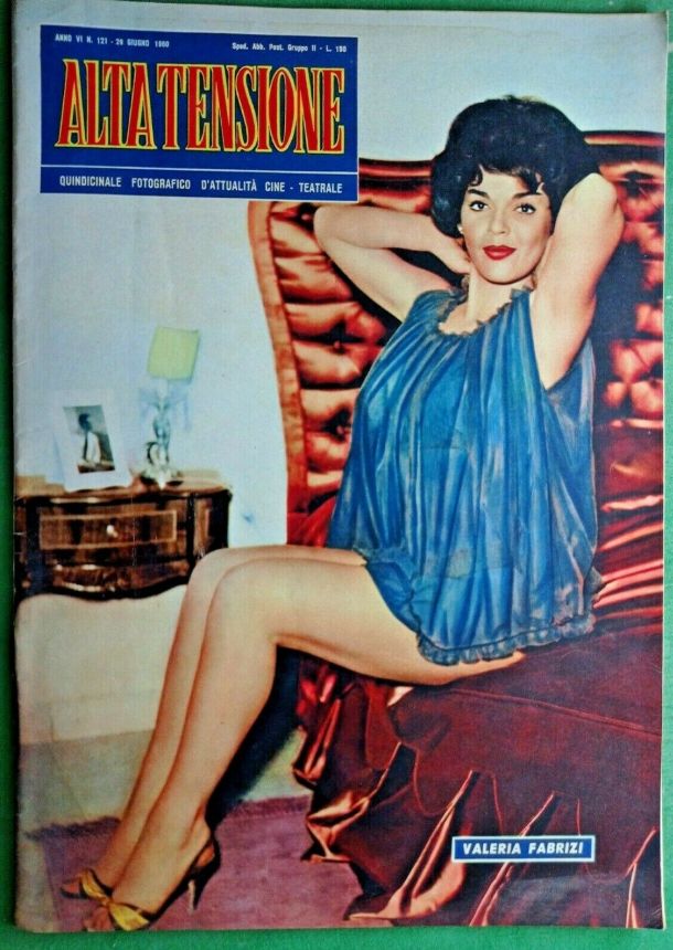 ALTA TENSIONE magazine side cover Issue 121 20 June 1960