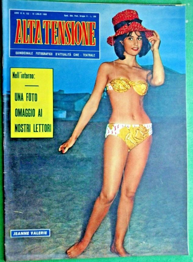 ALTA TENSIONE magazine side cover Issue 122 10 July 1960