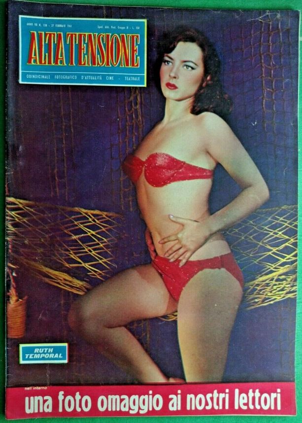 ALTA TENSIONE magazine side cover Issue 138 27 February 1961