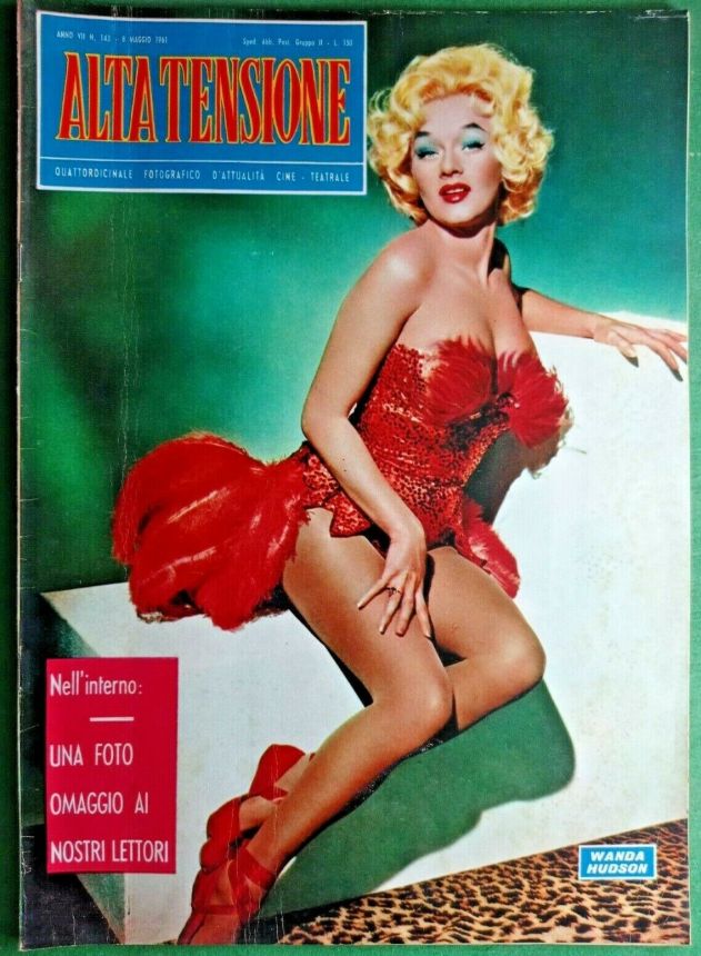 ALTA TENSIONE magazine side cover Issue 143 8 May 1961
