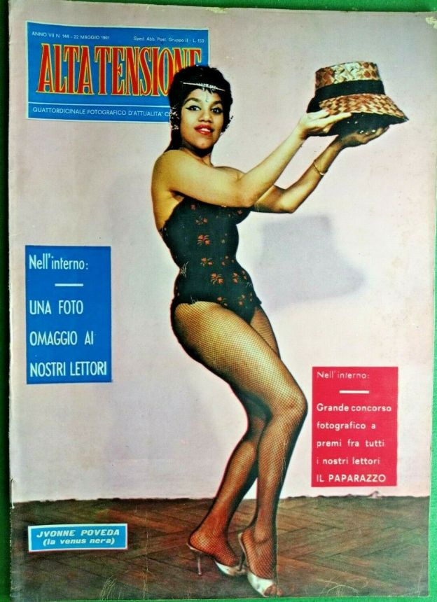 ALTA TENSIONE magazine side cover Issue 144 22 May 1961