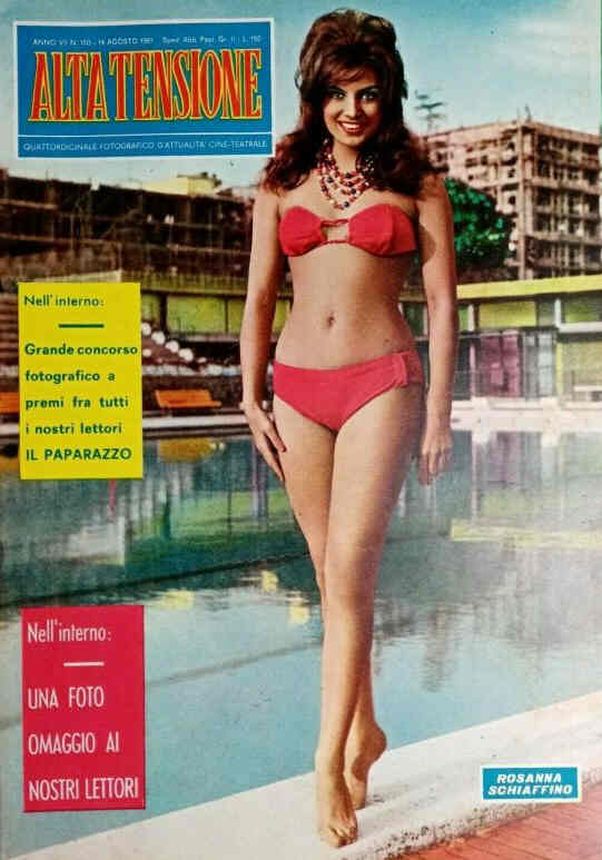 ALTA TENSIONE magazine side cover Issue 150 14 August 1961