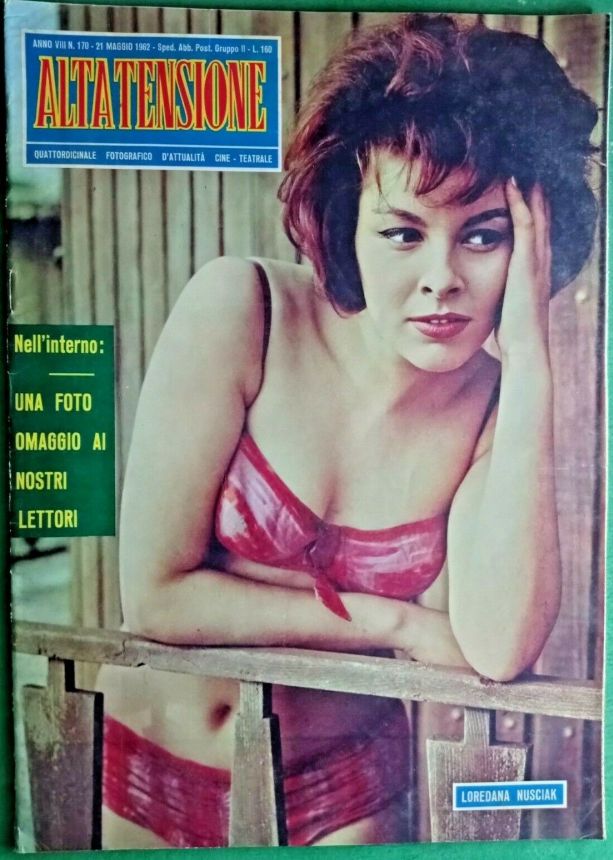 ALTA TENSIONE magazine side cover Issue 170 21 May 1962