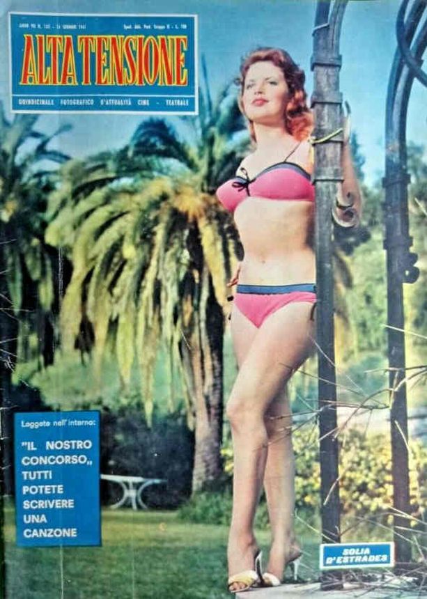 ALTA TENSIONE magazine side cover Issue 135 16 January 1961