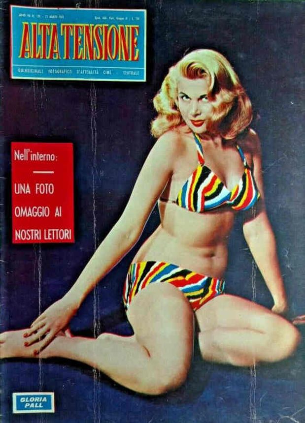 ALTA TENSIONE magazine side cover Issue 139 13 March 1961